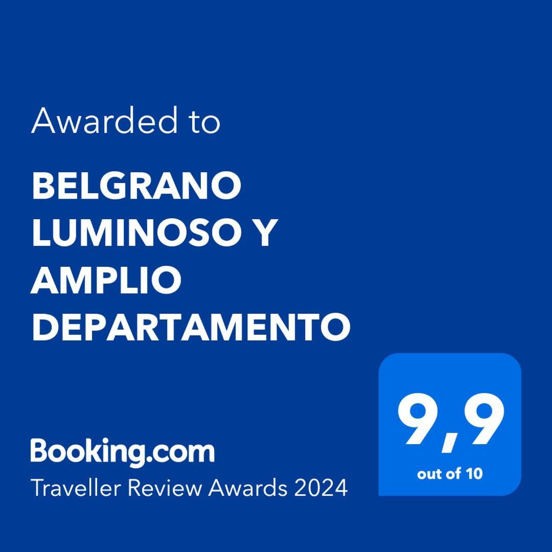 Belgrano Luminoso Y Amplio Departamento Apartment Buenos Aires Exterior foto